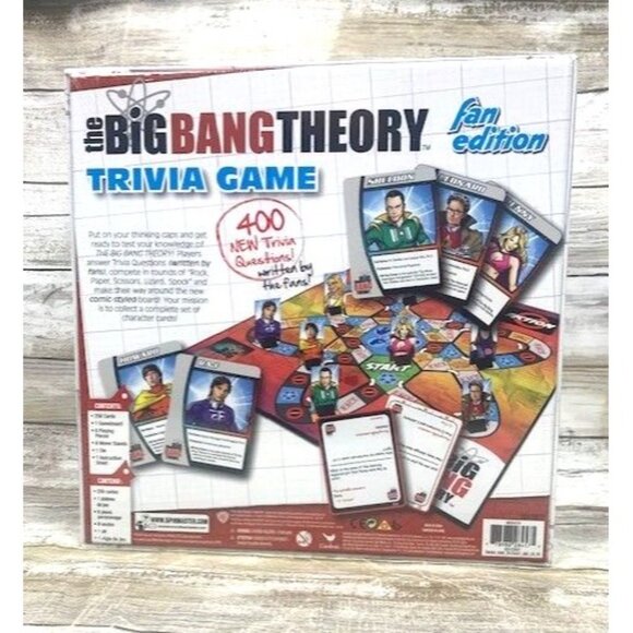 The Big Bang Theory Fan Edition Trivia Game 400 New Questions by Spin MasteR - Picture 3 of 9
